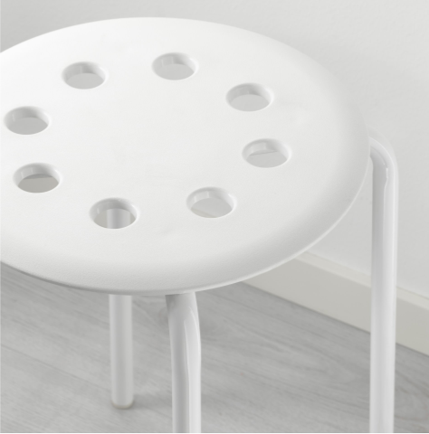 Tabouret poxeer quatre Pied