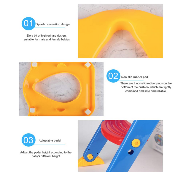 SIÈGE DE TOILETTE BÉBÉ ET ENFANTS AJUSTABLE