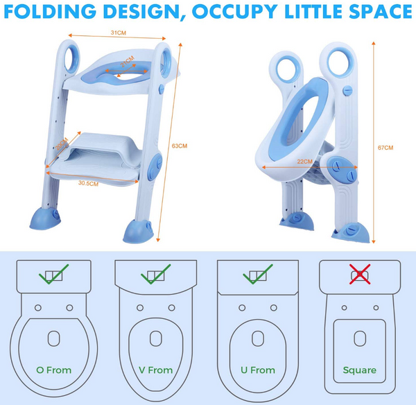 SIÈGE DE TOILETTE BÉBÉ ET ENFANTS Pliable