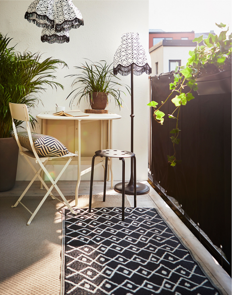 Tabouret poxeer quatre Pied noir
