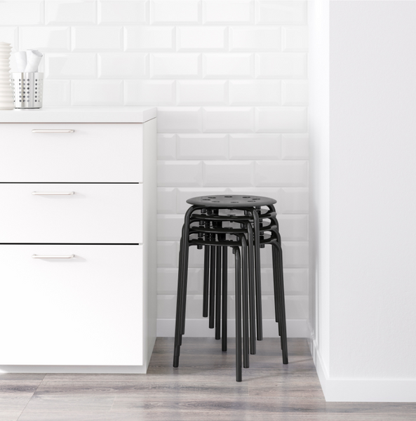 Tabouret poxeer quatre Pied noir